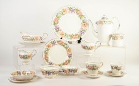 SEVENTY SEVEN PIECE PARAGON CHINA ?COUNTRY LANE? PATTERN CHINA PART DINNER, TEA AND COFFEE