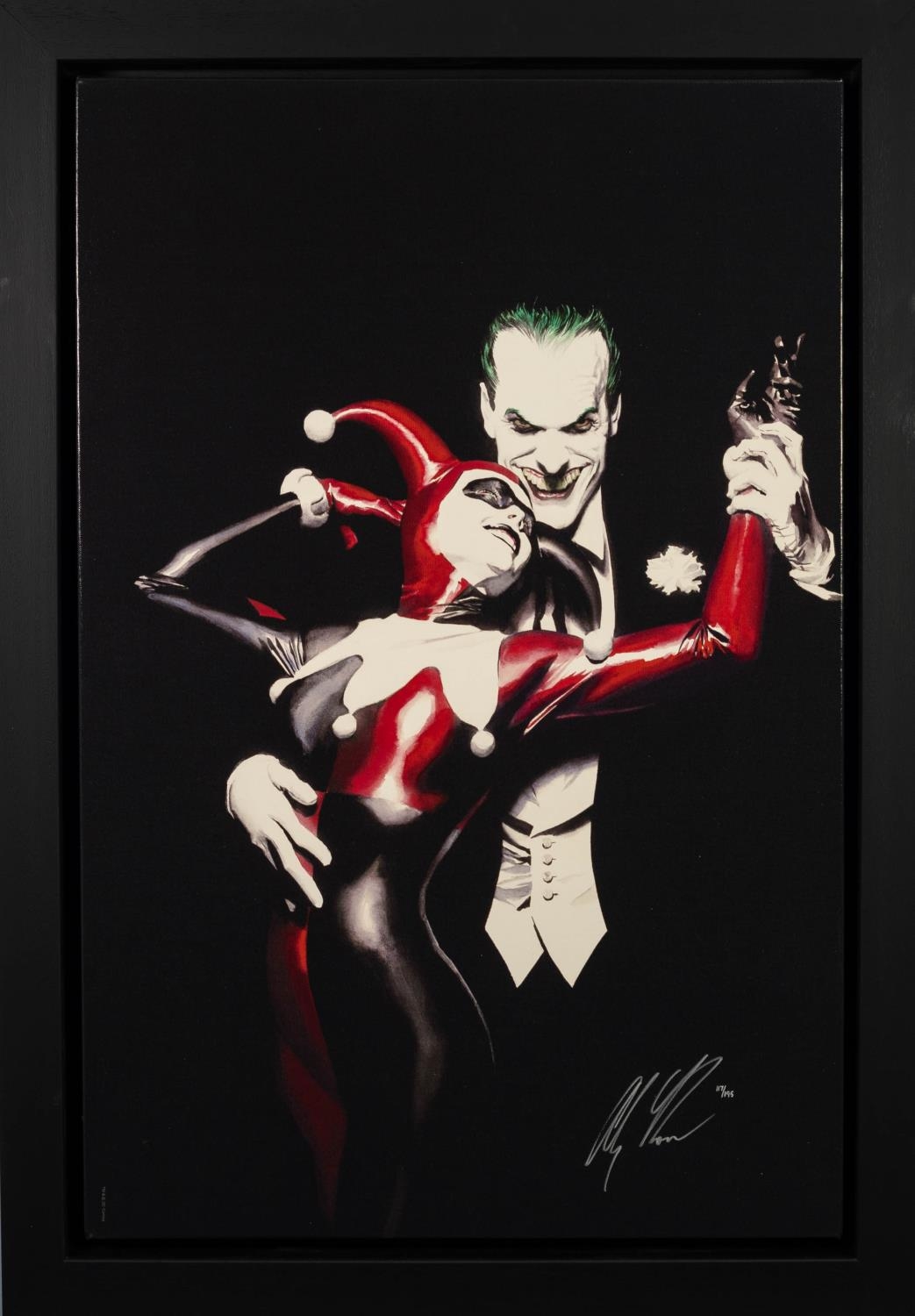 ALEX ROSS (b.1970) FOR DC COMICS ARTIST SIGNED LIMITED EDITION COLOUR PRINT ?Tango with Evil?, ( - Image 2 of 2