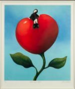 MACKENZIE THORPE (b.1956) ARTIST SIGNED LIMITED EDITION COLOUR PRINT ?Love and Life?, (45/195), with