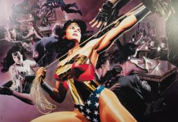 ALEX ROSS (b.1970) FOR DC COMICS ARTIST SIGNED LIMITED EDITION COLOUR PRINT ?Wonder Woman: