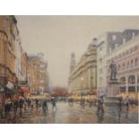 BOB RICHARDSON ARTIST SIGNED LIMITED EDITION COLOUR PRINT St. Ann?s Square, Manchester, (521/850) 15