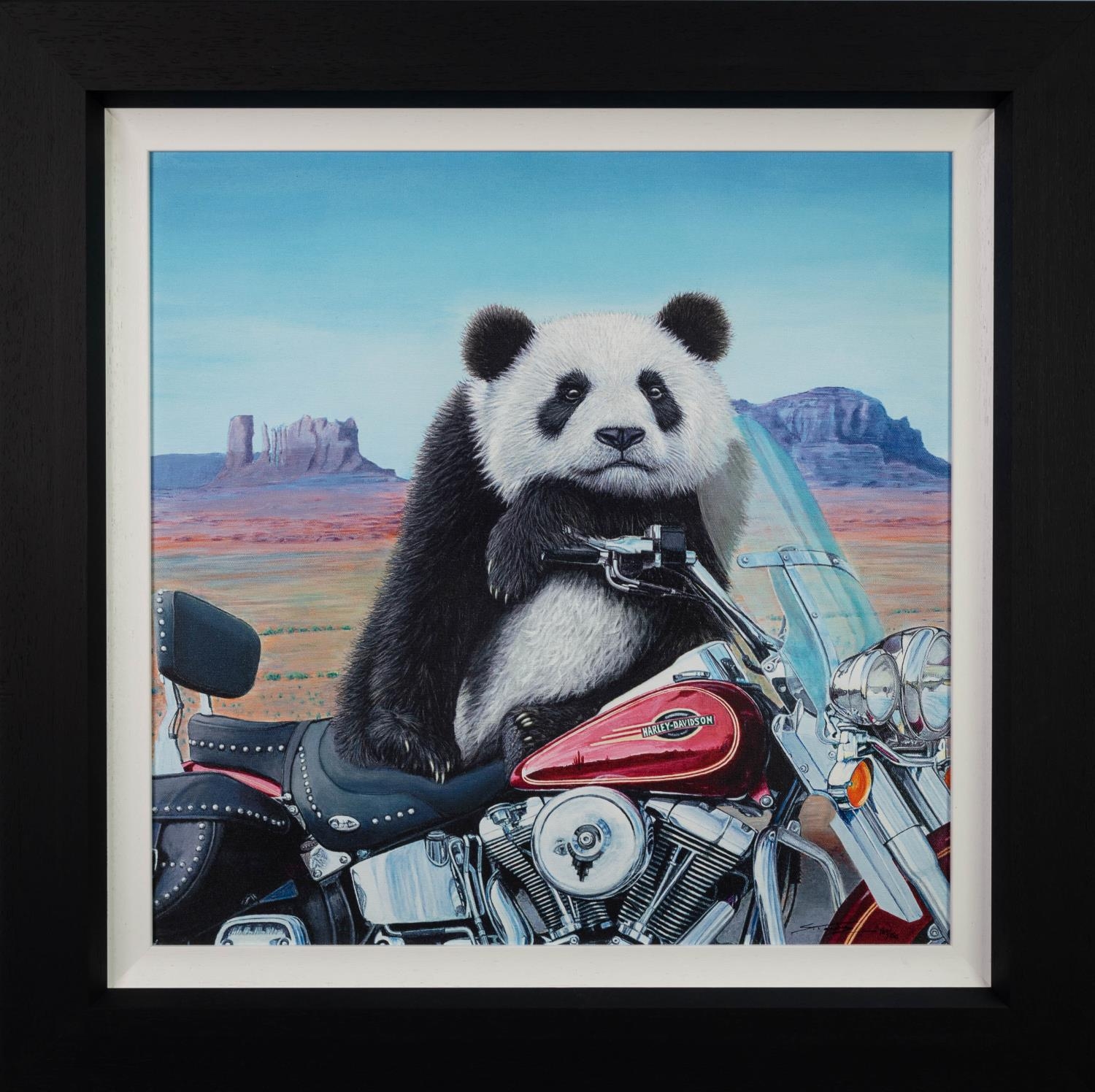 STEVE TANDY (b.1973) ARTIST SIGNED LIMITED EDITION COLOUR PRINT ?Born to be Wild?, (149/150), with - Image 2 of 2