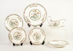 MODERN WEDGWOD 'KUTANI CRANE' PATTERN 54 PIECE DINNER SERVICE