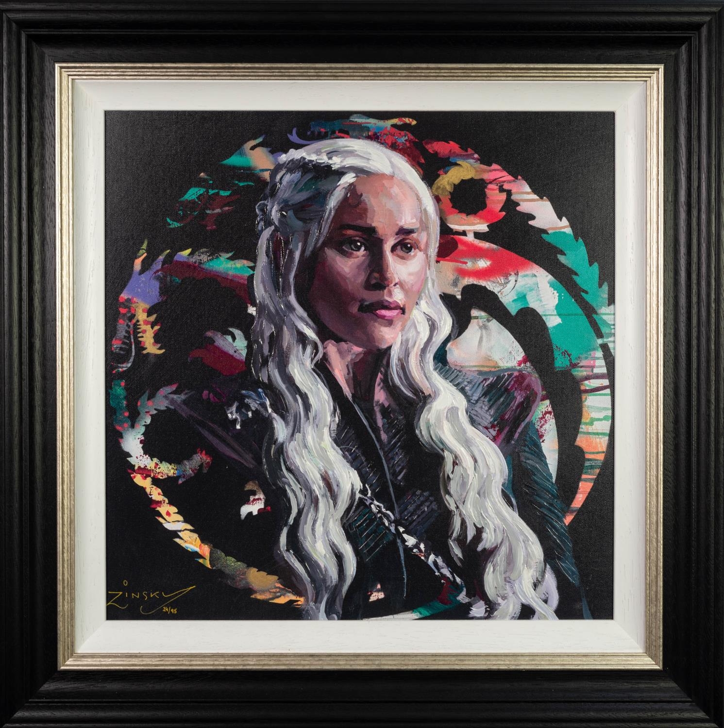 ZINSKY (MODERN) ARTIST SIGNED LIMITED EDITION COLOUR PRINT ?Mother of Dragons?, (24/95), with - Image 2 of 2