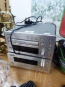 TEAC STEREO CASSETTE PLAYER, R-H300 AND A TEAC AM/FM STEREO TUNER T-H300