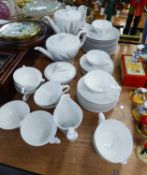 A MODERN ROSENTHAL 'BETTINA' 43 PIECE TEA AND COFFEE SERVICE (IN PERFECT CONDITION)