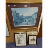 TOM DODSON, ARTIST SIGNED COLOUR PRINT (FADED)  AND HELEN MATLEY ARTIST SIGNED COLOUR PRINT, FROG