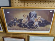 NIGEL HUMMINGS ARTIST SIGNED, COLOUR PRINT 'FRIENDS FOR LIFE'