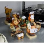 SEVEN HUMMEL PORCELAIN FIGURES (7)