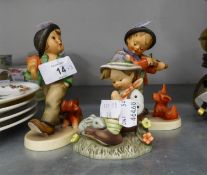 THREE HUMMEL FIGURES