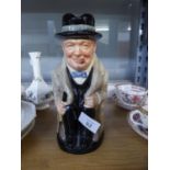 ROYAL DOULTON WINSTON CHURCHILL TOBY JUG, 7? HIGH