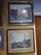 ARTHUR DELANEY, UNSIGNED LIMITED EDITION COLOUR PRINT 'BLACKPOOL' 231/850 AND TOM DODSON SIGNED