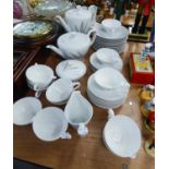 A MODERN ROSENTHAL 'BETTINA' 43 PIECE TEA AND COFFEE SERVICE (IN PERFECT CONDITION)