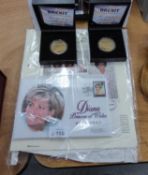 FIVE PRINTED ALBUM SHEETS WITH MINT BLOCKS OF PRINCESS DIANA POSTAGE STAMPS OF AFRICAN NATIONS -