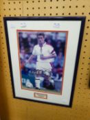 MICHAEL OWEN AUTOGRAPHED PHOTOGRAPHIC PRINT