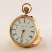 BENSON BROTHERS, LIVERPOOL, LADY'S VICTORIAN 18ct GOLD OPEN FACED POCKET WATCH, with keyless