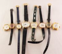 EIGHT LADIES AS NEW SWISS VINTAGE WRISTWATCHES, various makers, with mechanical movements, two