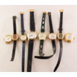 EIGHT LADIES AS NEW SWISS VINTAGE WRISTWATCHES, various makers, with mechanical movements, two