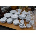 WINTERLING BAVARIAN CHINA DINNER SERVICE (OVEN TO TABLE WAR) FOR TWELVE PERSONS, VIZ 12 DINNER