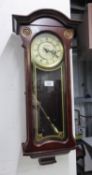 PRESIDENT QUARTZ WESTMINSTER CHIMING VIENNA STYLE WALL CLOCK