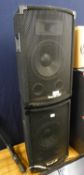 A PAIR OF INDEX AUDIO SPEAKERS AND A PAIR OF SOUND LAB SPEAKERS