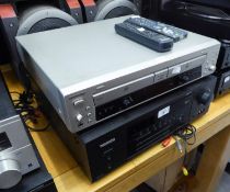 A THOMSON HOME THEATRE AUDIO VIDEO RECEIVER AND A SOY RCD-W100 COMPACT DISC RECORDER