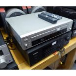 A THOMSON HOME THEATRE AUDIO VIDEO RECEIVER AND A SOY RCD-W100 COMPACT DISC RECORDER