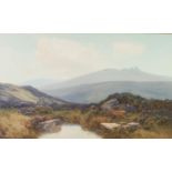 FREDERICK JOHN WIDGERY (1861-1942)  WATERCOLOUR  A view of Dartmoor, Devonshire  Signed lower