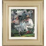 SHEREE VALENTINE DAINES (b.1959) ARTIST SIGNED LIMITED EDITION COLOUR PRINT ?Afternoon Tea?, (79/