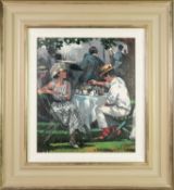 SHEREE VALENTINE DAINES (b.1959) ARTIST SIGNED LIMITED EDITION COLOUR PRINT ?Afternoon Tea?, (79/