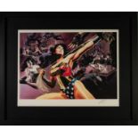 ALEX ROSS (b.1970) FOR DC COMICS ARTIST SIGNED LIMITED EDITION COLOUR PRINT ?Wonder Woman: