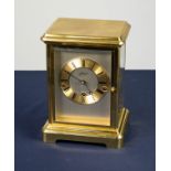 SCHMID, GERMAN FOUR GLASS MANTEL CLOCK, with 8 days movement striking and chiming on eight graduated
