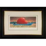 MACKENZIE THORPE (b.1956) ARTIST SIGNED LIMITED EDITION COLOUR PRINT ?Crossing the Pond?, (15/49),
