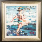 CHRISTIAN HOOK (b.1971) ARTIST SIGNED LIMITED EDITION COLOUR PRINT ?Mar de Levante?, (91/195),