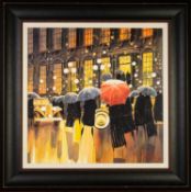 PETER J. RODGERS (MODERN) WATERCOLOUR DRAWING ?High Society' Signed, titled to gallery label verso