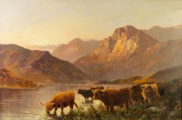 G. McGREGOR (late Nineteenth/early Twentieth century)  OIL PAINTING ON CANVAS  Scottish Highland