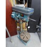 DRAPER HEAVY QUALITY FREE STANDING UPRIGHT BENCH DRILL, MODEL NO. GD16/12, HEIGHT ADJUSTABLE AND