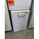 AN INDESIT THREE DRAWER FREEZER AND A CLOCKWORKS MICROWAVE (2)