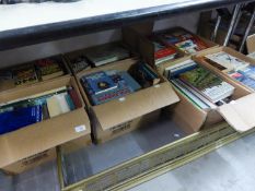 LARGE QUANTITY OF MISC NON-FICTION BOOKS INCLUDING; HARD BACK AND PAPER BACKS (8 BOXES)