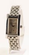 MODERN EMPORIO ARMANI BATTERY POWERED LADY'S WRISTWATCH, in box as supplied