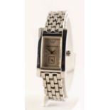 MODERN EMPORIO ARMANI BATTERY POWERED LADY'S WRISTWATCH, in box as supplied