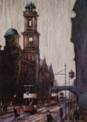 ARTHUR DELANEY (1927 - 1987) PAIR OF ARTIST SIGNED LIMITED EDITION COLOUR PRINTS Oxford Road and The