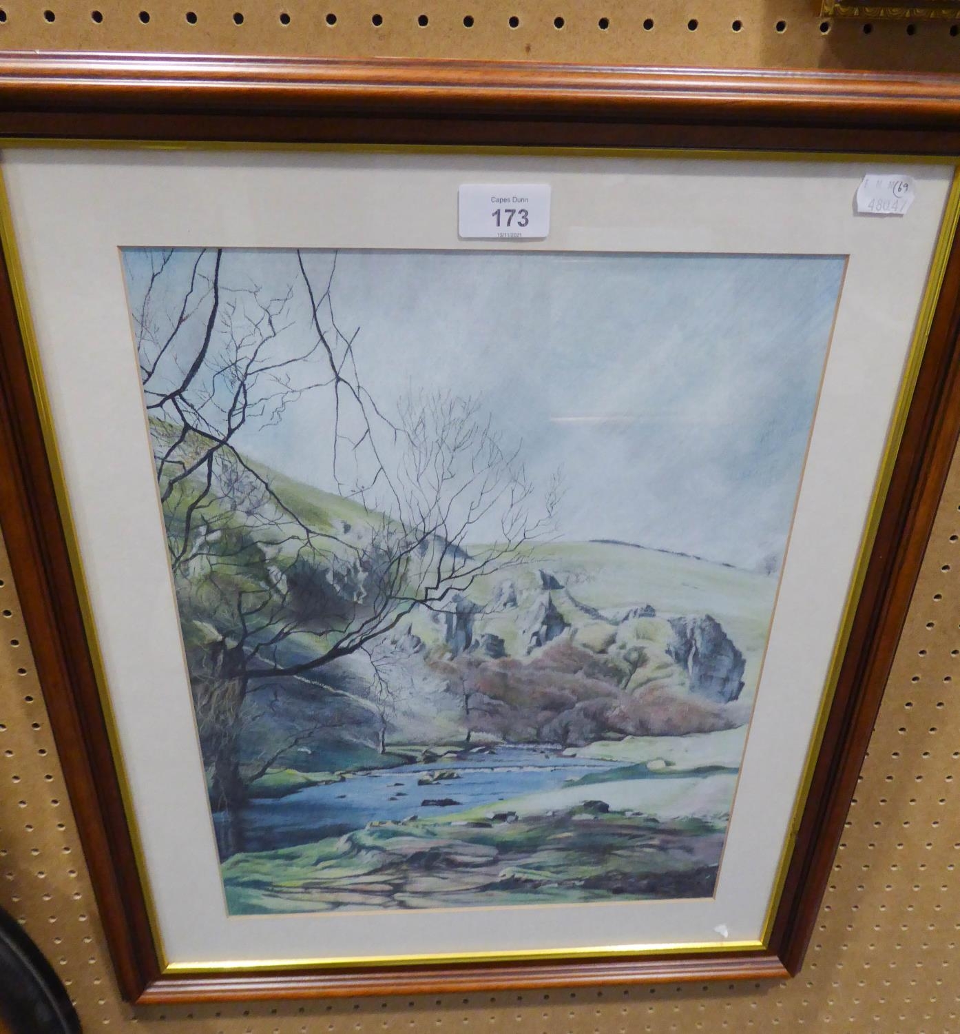 OPENSHAW (1997) PASTEL DRAWING 'WOLFSCOTDALE (DERBYSHIRE)? SIGNED 16 ½? X 12 ½?