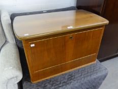 A RETRO COCKTAIL CABINET, HAVING DROP-FRONT AND SLIDING TOP