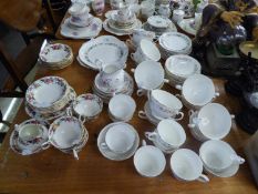A LARGE QUANTITY OF TEA AND DINNER WARES, TO INCLUDE; EXAMPLES OF HAMMERSLEY AND CO., MAYFAIR, NEW