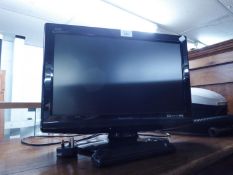 PANASONIC VIERA FLAT SCREEN TELEVISION, 18 ½? WITH REMOTE CONTROL