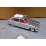 FRENCH DINKY DIE CAST ?RENAULT 16? WITH OPENING BOOT, NO. 65 AND A PAIR OF ANIMAL GLOVE PUPPETS