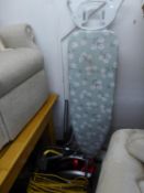 HOOVER TROLLEY VACUUM CLEANER AND AN IRONING BOARD