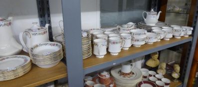 EIGHTY FOUR PIECE PARAGON ?BELINDA? PATTERN CHINA PART DINNER, TEA AND COFFEE SERVICE, ORIGINALLY