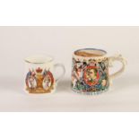 DAME LAURA KNIGHT, CORONATION OF KING GEORGE VI AND QUEEN ELIZABETH ROYAL COMMEMORATIVE POTTERY MUG,
